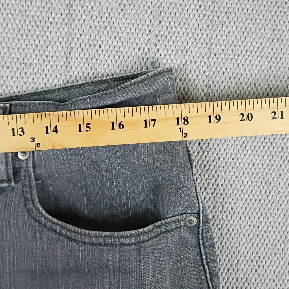 Levi's 569 Denim Shorts Mens 36 Charcoal Grey Loose Straight Fit Jean Shorts‎